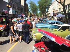 The streets of downtown Chatham were crammed with people during the 2019 RetroFest car show. The event was the biggest ever, attracting over 800 cars that were display. (Peter Epp/Postmedia Network)