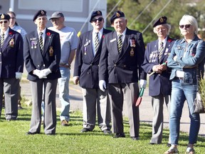 Royal Canadian Legion Branch 25's D-Day service on Thursday, June 6, 2019 in Sault Ste. Marie, Ont. (BRIAN KELLY/THE SAULT STAR/POSTMEDIA NETWORK)
