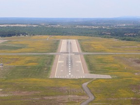 Aerial view of Greater Sudbury Airport in Greater Sudbury, Ont. on Friday June 22, 2018.