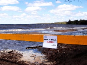 The Lake Nipissing Condo Trail, pictured June 2019. The trail will be closed Sept. 16 to allow for filming to take place. Nugget File Photo