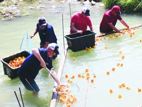 The Nanton Promoters' annual duck race is going ahead Aug. 3 at the Nanton Lions Campground.