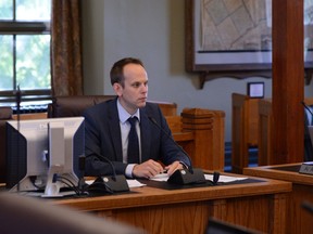 Transportation and planning director Benajmin de Haan outlined the findings of the latest official plan appeal pre-hearings with the Local Planning Appeal Tribunal on Monday July 15, 2019 in Cornwall, Ont. Nick Dunne/Cornwall Standard-Freeholder/Postmedia Network