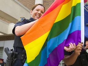 A member of Norfolk council would like to see a Pride rainbow flag flying at Governor Simcoe Square in recognition of Pride Month, which many municipalities recognize each June. – Postmedia photo