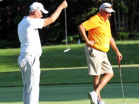 PETER RUICCI
Rich Evoy (left) and Paul Soyatt are among the city's top senior golfers