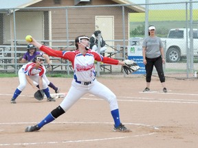 Baseball is possible as Melfort opens some diamonds. Photo Susan McNeil.