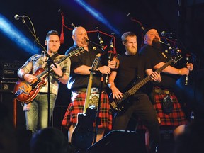 Photo by KEVIN McSHEFFREY/THE STANDARDThe Mudmen and their Celtic rock music were the headliners at the 2019 Uranium Heritage Days Street Dance on Saturday evening in the Lower Plaza.