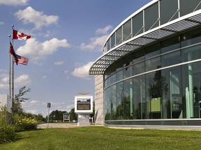 The visitor and tourism centre on Wayne Gretzky Parkway