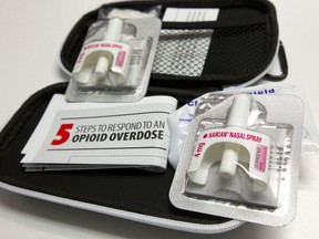 Naloxone can halt the effects of an opiod overdose. Mike Hensen/Postmedia Network