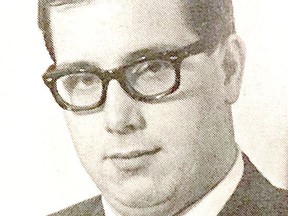 Walter Llewellyn Sheppard pictured in the Chippewa Secondary School 1967 yearbook, Smoke Signals.