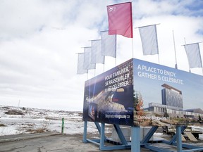 The east entrance to the Kingsway Entertainment District in Sudbury, Ont. on Wednesday March 28, 2018.