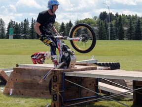 Dirt bike demonstrations were part of the fun at the Reynolds-Alberta Museum's Ride to Reynolds Aug. 17.