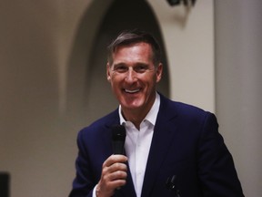 People's Party of Canada Leader Maxime Bernier speaks during a rally at the Davedi Club in North Bay, Sept. 21, 2019. Nugget File Photo