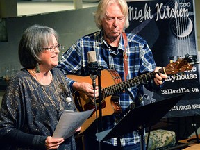 Lesley Forrester and Rob Johnson perform during Night Kitchen Too, Belleville's very popular acoustic musical variety show, set to launch April 30 at The Pinnacle Playhouse.
SUBMITTED PHOTO