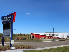 The Conklin Multiplex in Conklin, Alta. on Sunday, September 22, 2019. The centre's designs included space for a permanent police presence in the community. Vincent McDermott/Fort McMurray Today/Postmedia Network