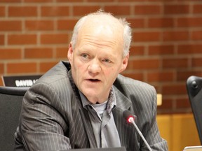 Councillor Keith McGrath at a council meeting in Fort McMurray, Alta. on Tuesday November 28, 2017. Vincent McDermott/Fort McMurray Today/Postmedia Network