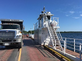 The Howe Island ferry is to be out of service for 12 days this month for mandatory inspection and repair.
