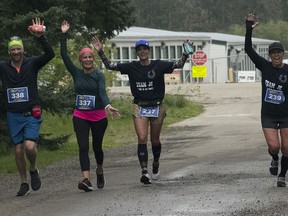 Runners from a past event in Stony Plain. The Rotary Run for Life has moved to the web this year due to COVID-19.