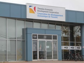 Timmins Economic Development Corporation office in downtown Timmins.

RON GRECH/The Daily Press