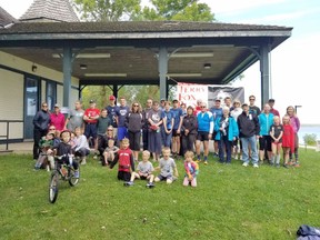 There were 45 participants, from toddlers to people in their 70s for the 39th annual Terry Fox Run in Wiarton in 2019 The run raised approximately $3000, bringing the total raised since in 1991 to approximately $170,000
(submitted photo)