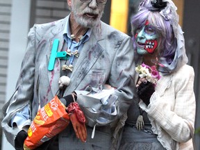 Tenth annual Soo Zombie Walk in Sault Ste. Marie, Ont., on Saturday, Oct. 19, 2019. (BRIAN KELLY/THE SAULT STAR/POSTMEDIA NETWORK)