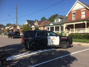 Police blocked a section of Mary Street, at Rawdon Street, on Tuesday as part of an investigation of a home invasion on nearby Sarah Street that happened at about 9 p.m. on Oct. 7, 2019. 
(File photo)