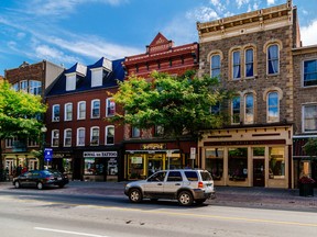 Downtown Brockville.