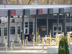 The CBSA border checkpoint  on Wednesday October 16, 2019 in Cornwall, Ont. Alan S. Hale/Cornwall Standard-Freeholder/Postmedia Network