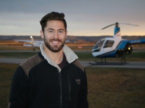 Cochrane luge star Tristan Walker is working toward's getting a license to fly a helicopter.