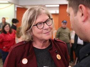 Sudbury NDP candidate Beth Mairs kicks off her 2019 campaign for the federal election in this file photo.