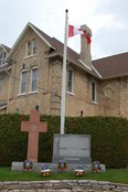 The Kincardine Legion Branch 183 had a good crowd - among them veterans, legion members, school-children, local businesses and politicians - at the cenotaph on Monday, November 11, for Remembrance Day. Hannah MacLeod/Kincardine News