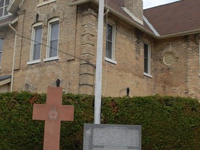 The Kincardine Legion Branch 183 had a good crowd - among them veterans, legion members, school-children, local businesses and politicians - at the cenotaph on Monday, November 11, for Remembrance Day. Hannah MacLeod/Kincardine News