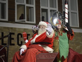 What's a Santa Claus parade without Santa? Santa, Mrs. Claus and their elves wrapped up the 2019 Santa Claus Parade in Woodstock. (Kathleen Saylors/Woodstock Sentinel-Review)