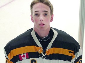 Sault Ste. Marie product Zach Prusky is tending goal for the New Liskeard Cubs of the Great North Midget Hockey League this season.