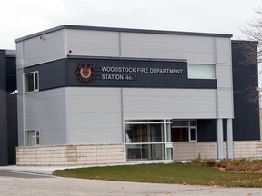 The Woodstock Fire Department Station No. 1.