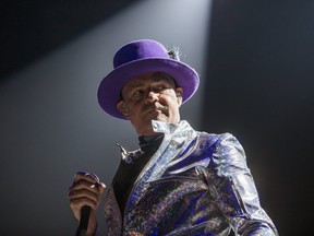 Gord Downie of the Tragically Hip performs at the Air Canada Centre in Toronto, Ont. on Wednesday August 10, 2016. Ernest Doroszuk/Toronto Sun/Postmedia Network