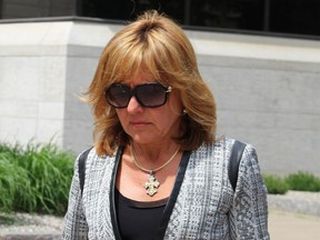 Pembroke dentist Dr. Christy Natsisas she appeared in 2015 leaving an Ottawa courthouse. 
Tony Spears