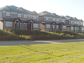 The Sommerville Gate portion of the Sommerville development. The Town of Stony Plain recently completed demolition of its troubled Sommerville Springs counterpart.