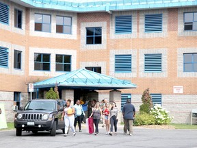 Move-in day at Ray Lawson Hall at Sault College. FILE PHOTO