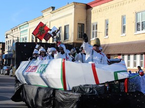 Queen Victoria Place's float won top prize during Petrolia's 2019 Santa Claus Parade, which was held Dec. 7. (Handout)