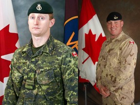 Capt. Richard Leary (left) and Trooper Larry John Zuidema Rudd were killed in action in Afghanistan. Postmedia