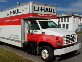 A U-Haul moving truck is seen here in this file photo.