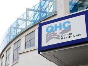 There are limits on visiting and changes to entrances at Quinte Health Care hospitals.
