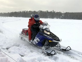 Ontario Provincial Police are encouraging snowmobilers to use caution.
FILE PHOTO