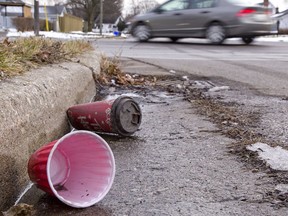 Coun. John Utley says litter is a serious problem in Brantford and he is proposing measures to clean it up.  Brian Thompson