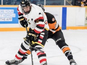 Hagersville's Steve LaForme played for the Hamilton Kilty B's in the Greater Ontario Junior B Hockey League's Golden Horseshoe Conference last seaon.