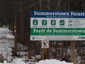 Conditions are far from perfect, but the official opening day for the Summerstown Trails is Sunday. Photo on Friday, January 3, 2020, in Summerstown Station, Ont. Todd Hambleton/Cornwall Standard-Freeholder/Postmedia Network