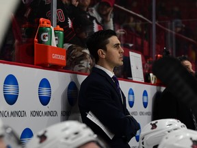 Owen Sound native Mark O'Leary was promoted to head coach of the Moose Jaw Warriors in 2020. Nick Pettigrew/Moose Jaw Warriors