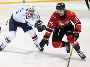 Kaleb Pearson, who played in Owen Sound until 2021, has 14 points in his first 14 games at UPEI.