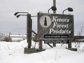 Kenora Forest Products was sold for $11.5 million on Sept. 17.