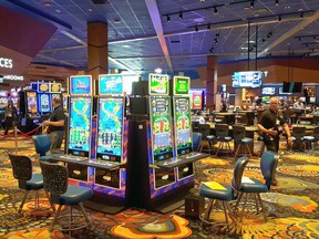 The gaming floor at Cascades Casino North Bay will be similar in size to Cascades Casino Chatham, seen here. Trevor Terfloth/Postmedia Network